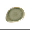 Bord plat organic Spot Emerald 220x167x20mm